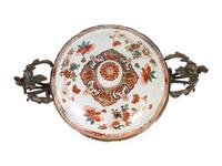 A Gilt Bronze Mounted Chinese Export Porcelain Bowl and Cover — 18TH CENTURY, Mounts 19TH CENTURY