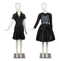 Two Dresses: One Chanel, One Geoffrey Beene, 1990s