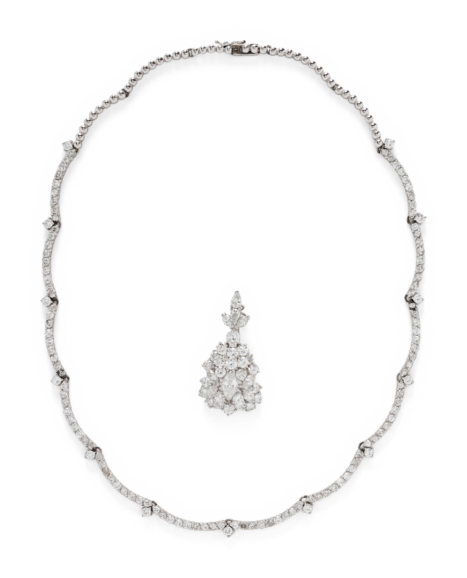 DIAMOND NECKLACE WITH ENHANCER