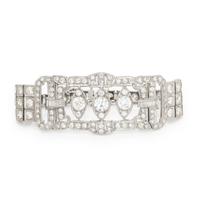 DIAMOND AND PLATINUM BRACELET