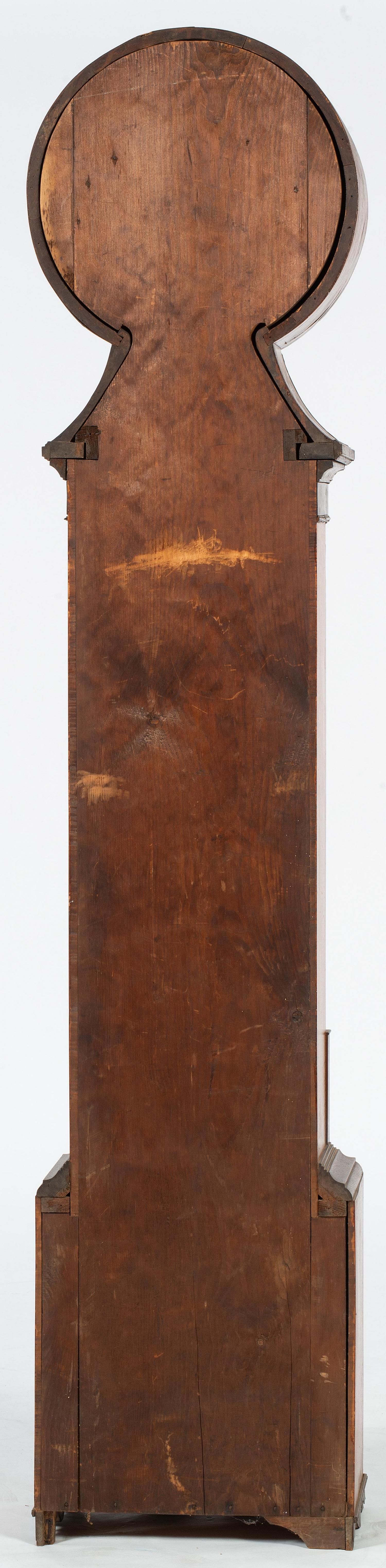 A Scottish Maple, Walnut and Mahogany Tall Case Clock