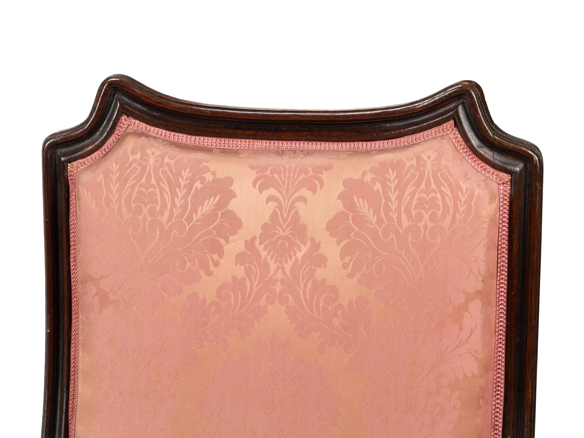 A Pair of Anglo-Colonial Parcel Gilt Armchairs
