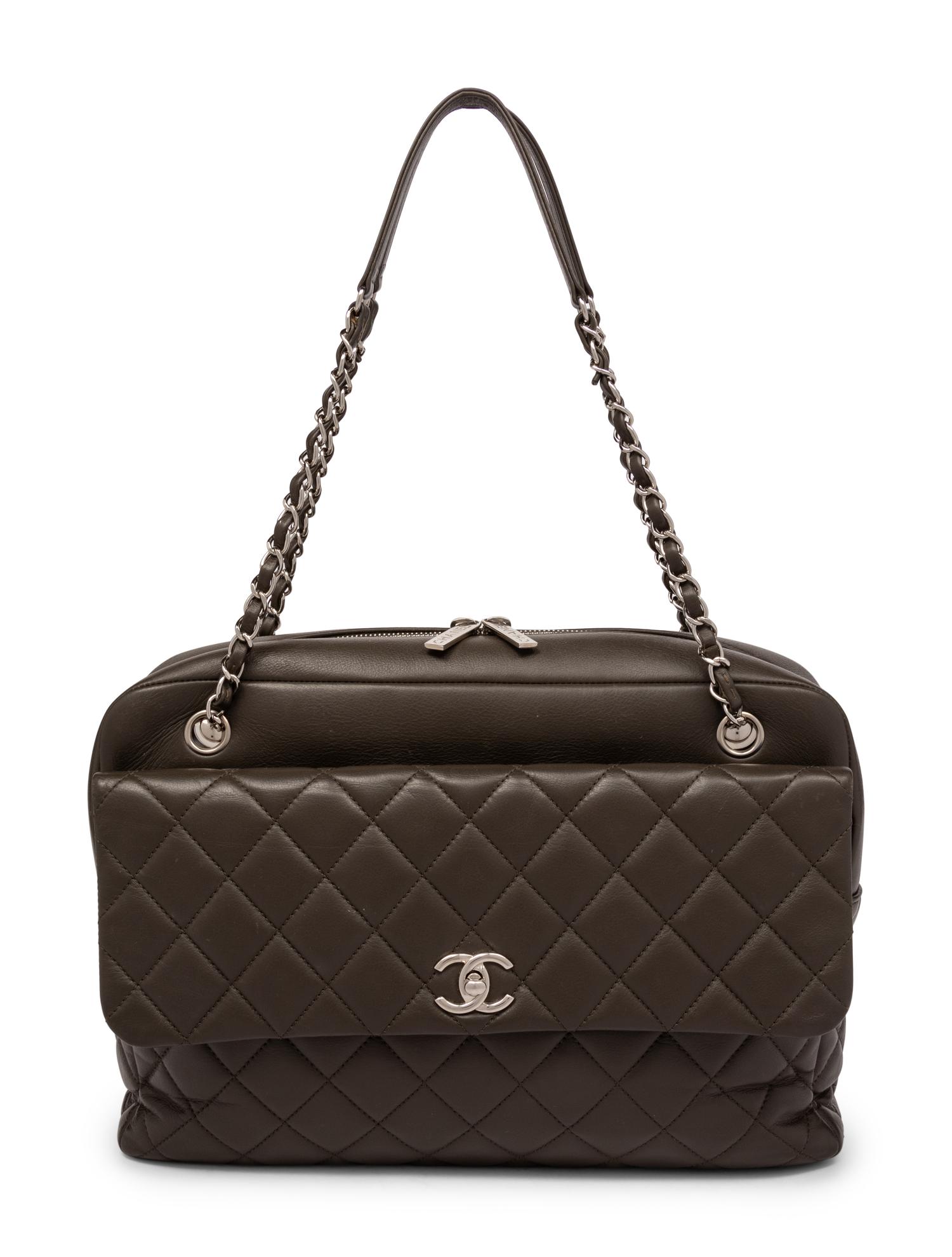 Chanel Quilted Flap Bowling Bag, 2017-18