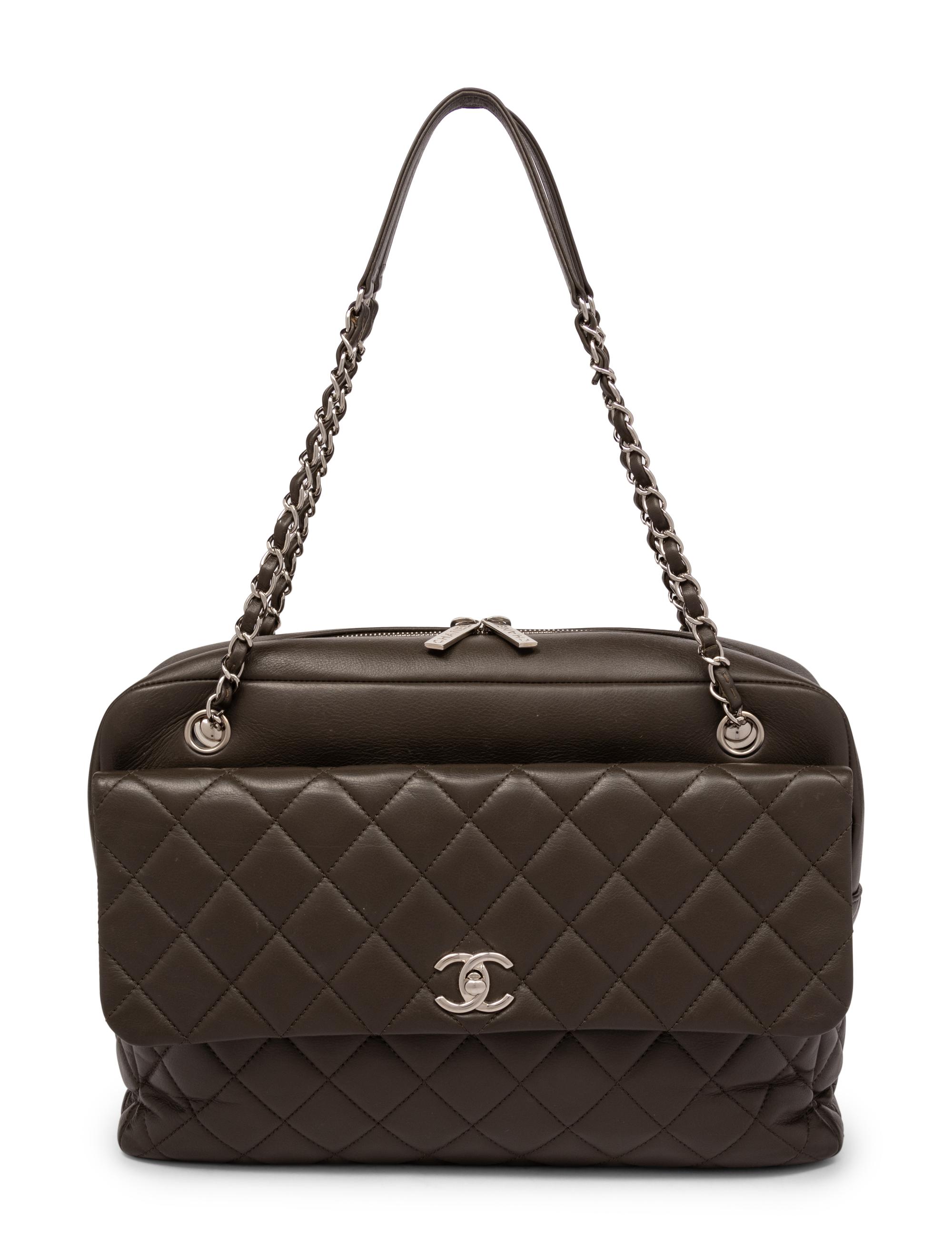 Chanel Quilted Flap Bowling Bag, 2017-18