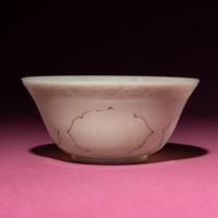 A Chinese Carved White Jade ‘Floral’ Bowl, 18th Century — 清中期 白玉刻花碗
