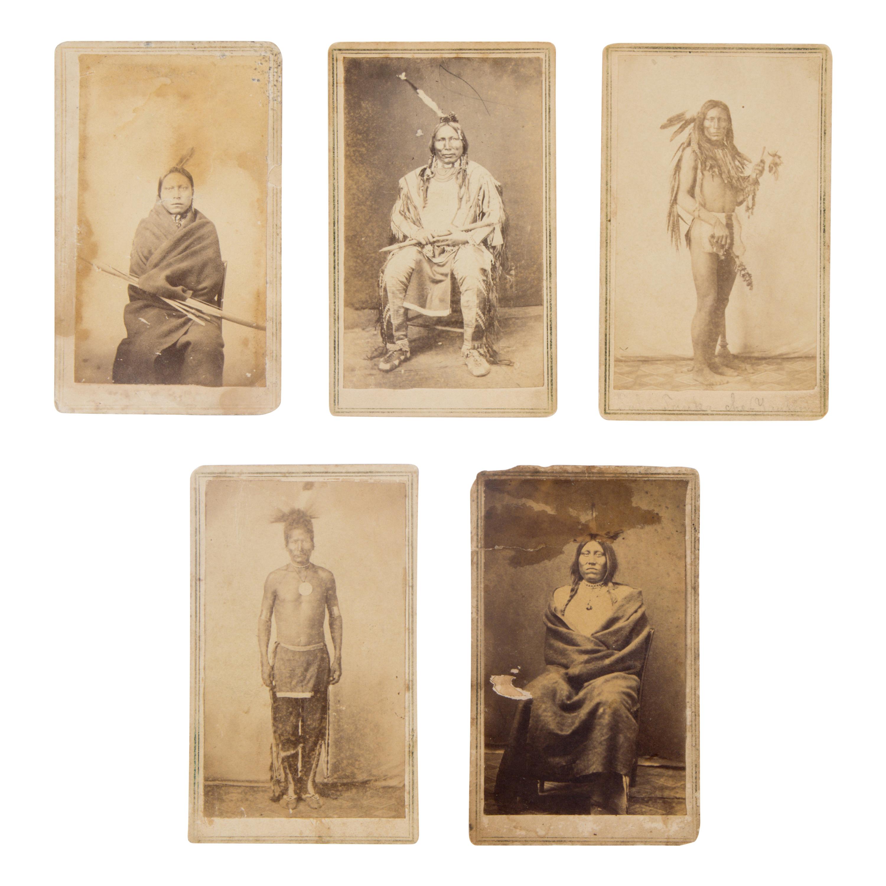 Charles L. Hamilton (American, b. 1837) — Sioux Subjects, Fort Randall, Dakota Territory 1860-1870