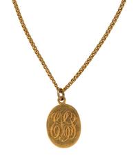 YELLOW GOLD, ENAMEL AND DIAMOND NECKLACE