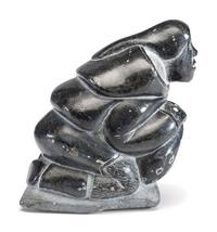Inuit Figural Soapstone Sculpture