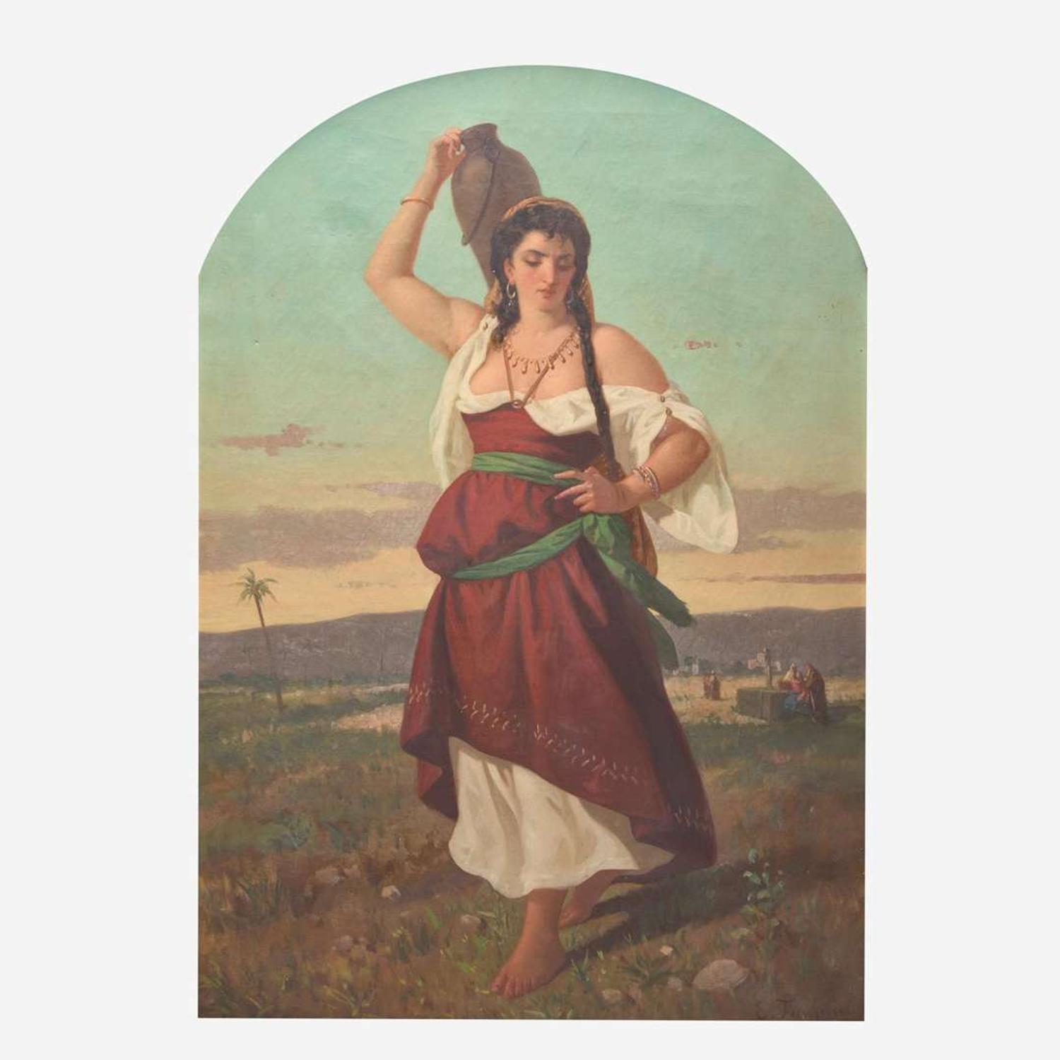 Enrico Fanfani (Italian, 1824–1885) The Water Carrier, Together with Two Companion Pieces