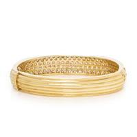 JOSE HESS, DIAMOND AND YELLOW GOLD BANGLE BRACELET