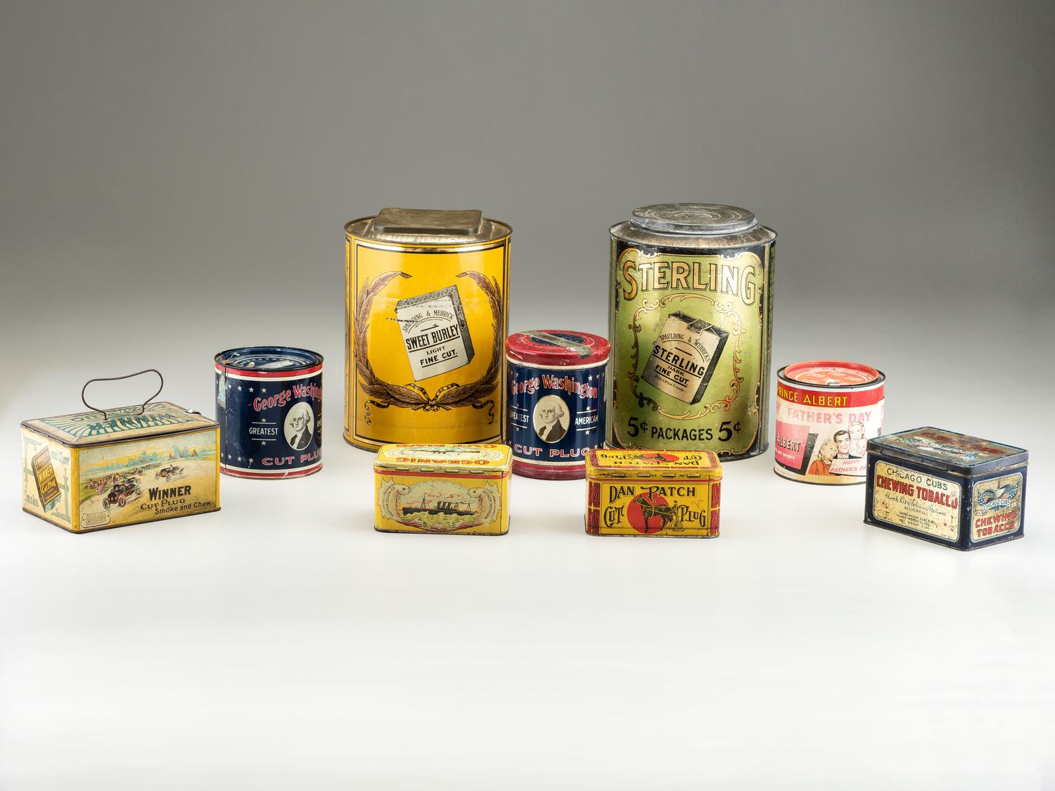 Nine Tobacco Advertising Tins