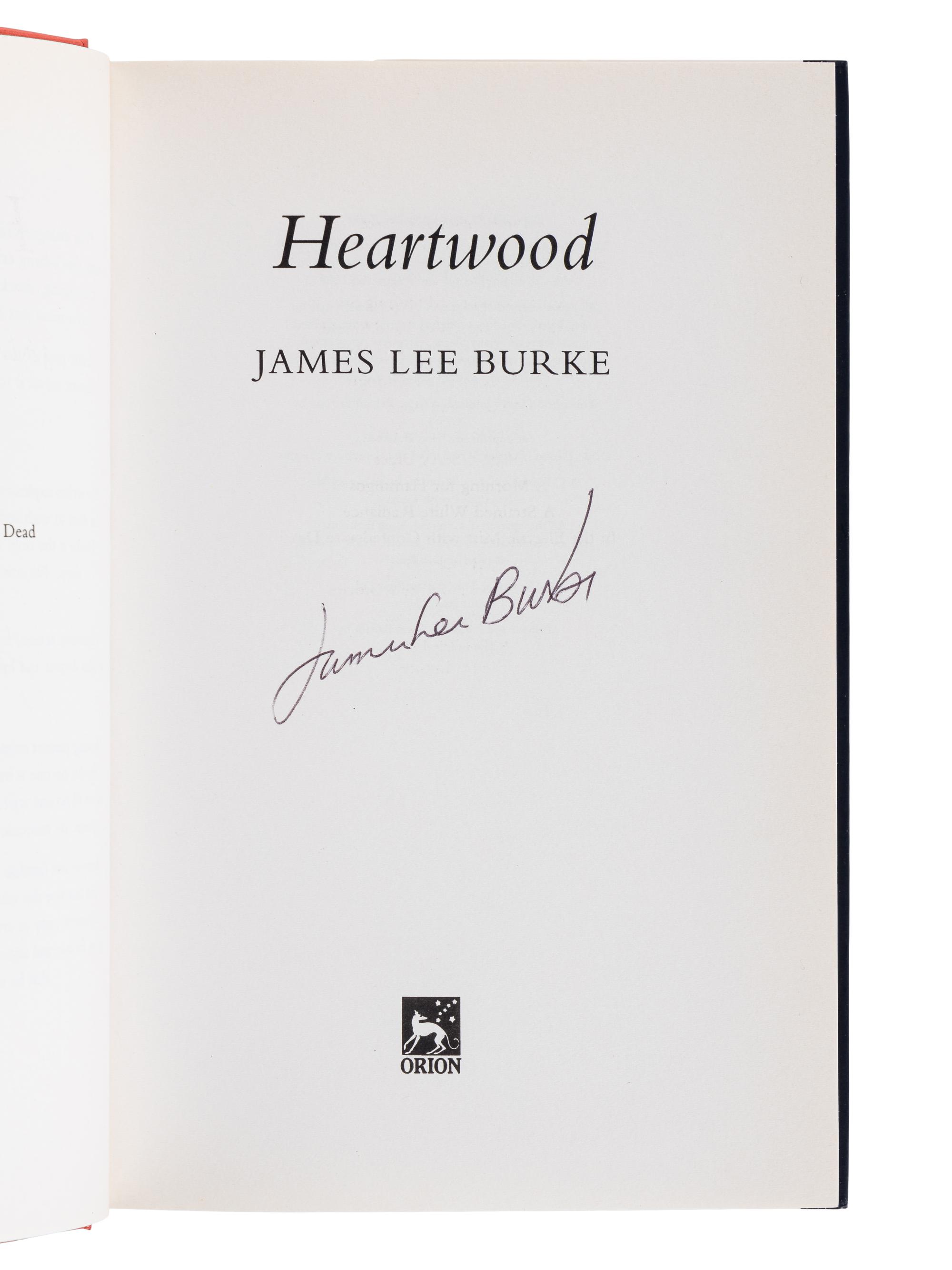 BURKE, James Lee (b. 1936). A group of 4 works by Burke, MOST FIRST EDITIONS, ALL SIGNED, comprising:
