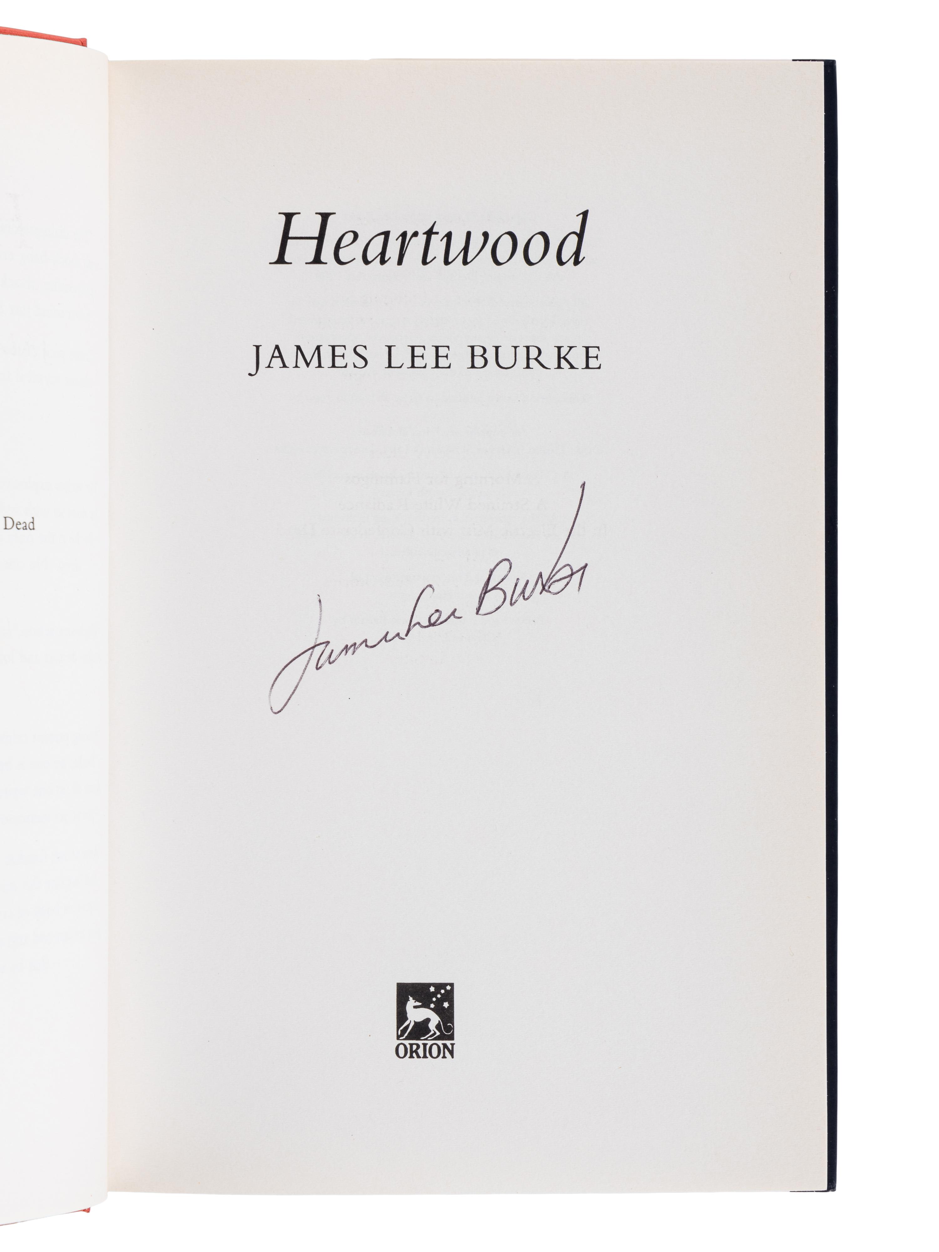 BURKE, James Lee (b. 1936). A group of 4 works by Burke, MOST FIRST EDITIONS, ALL SIGNED, comprising: