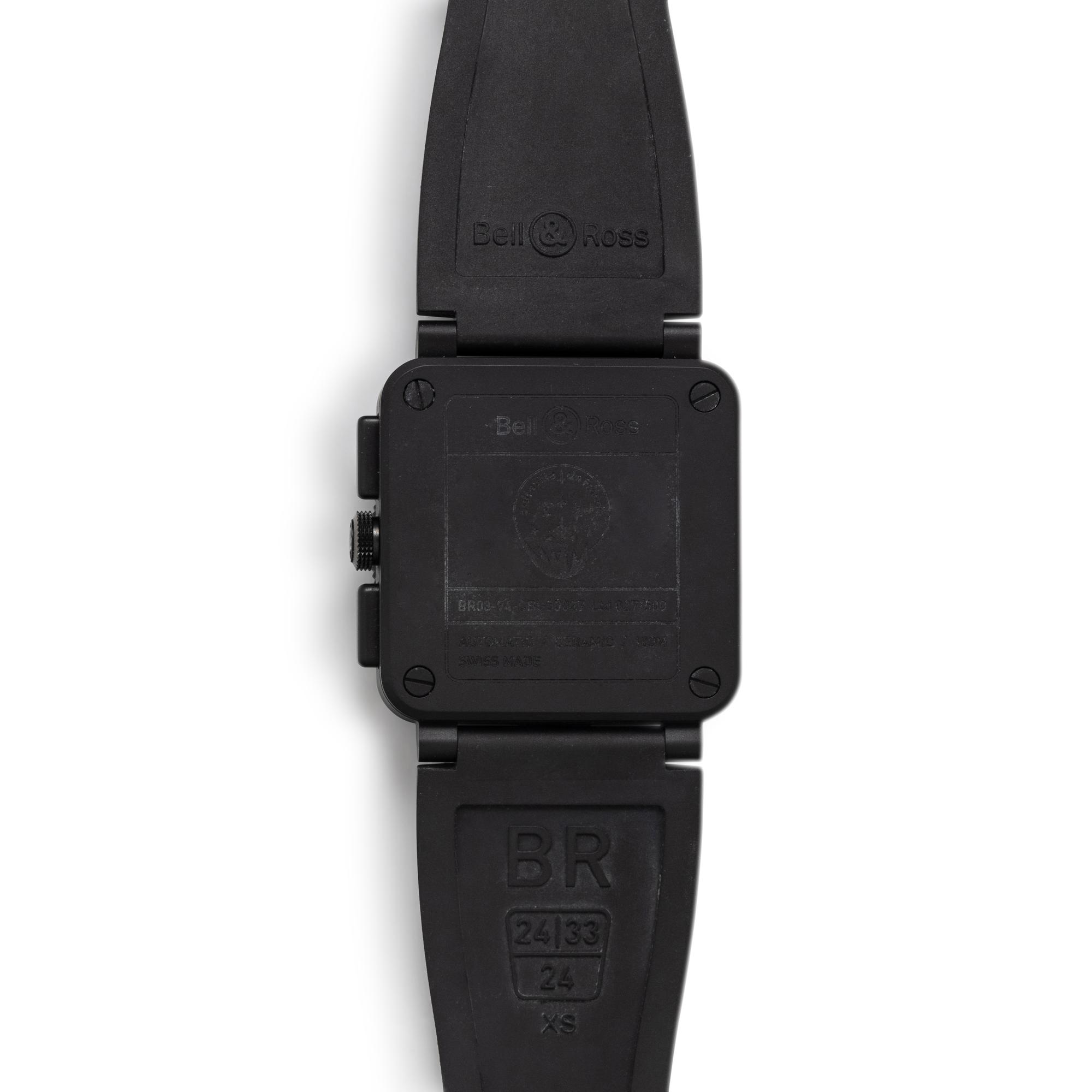 BELL & ROSS, BR 03-94 CERAMIC 'PATROUILLE DE FRANCE' WATCH