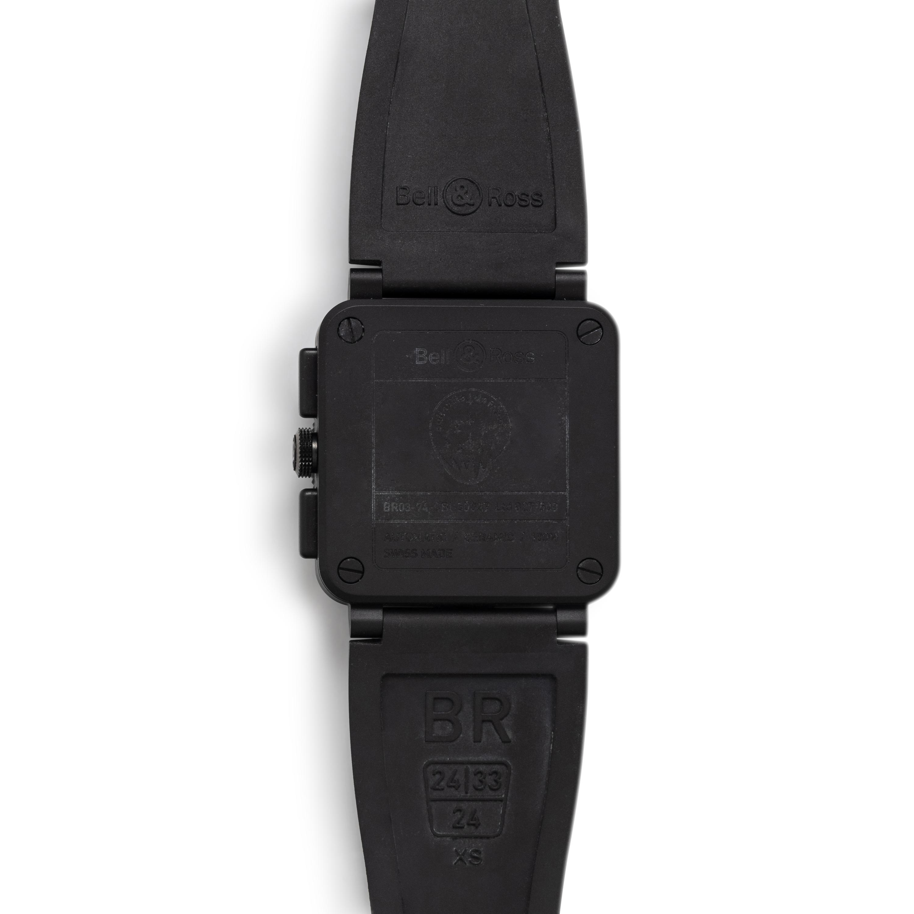BELL & ROSS, BR 03-94 CERAMIC 'PATROUILLE DE FRANCE' WATCH