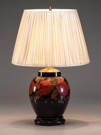 Pomegranate Vase Mounted as Lamp
