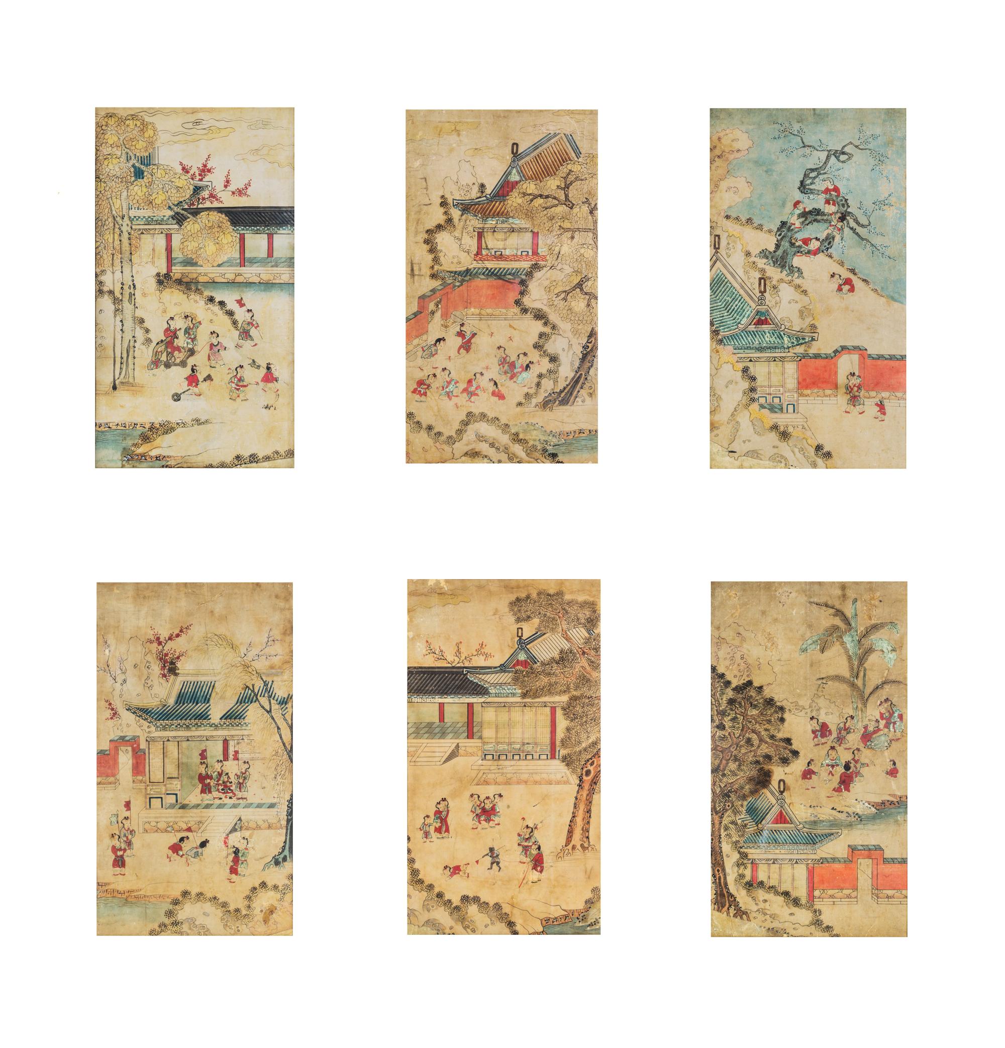 Anonymous, (Korean, second half of 19th Century), Baekjado (One Hundred Children)