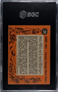A 1961-62 Topps Bobby Hull Hockey Card No. 29 (SGC 5 EX)