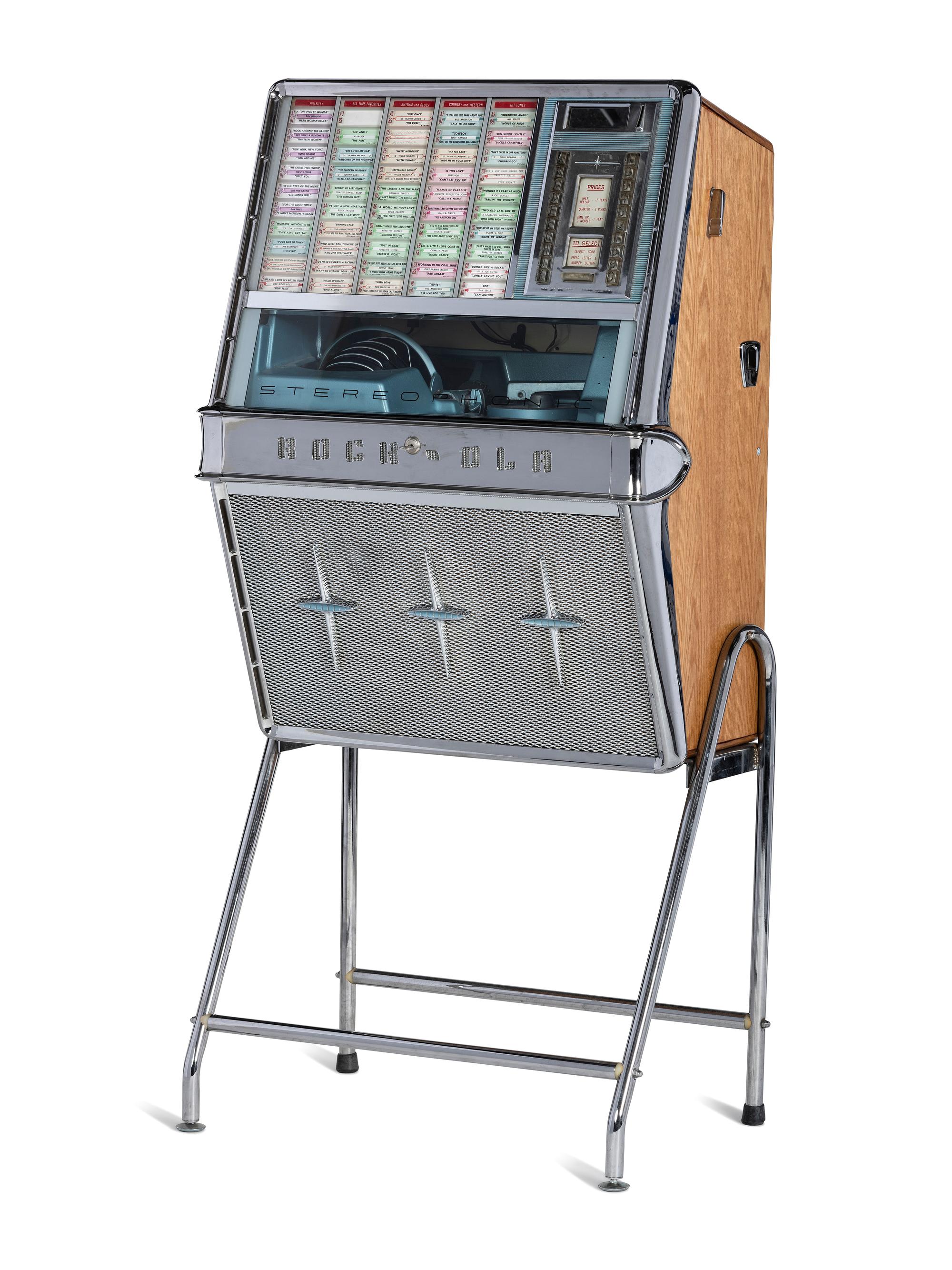 A Rock-Ola Model 1484 Stereophonic Jukebox