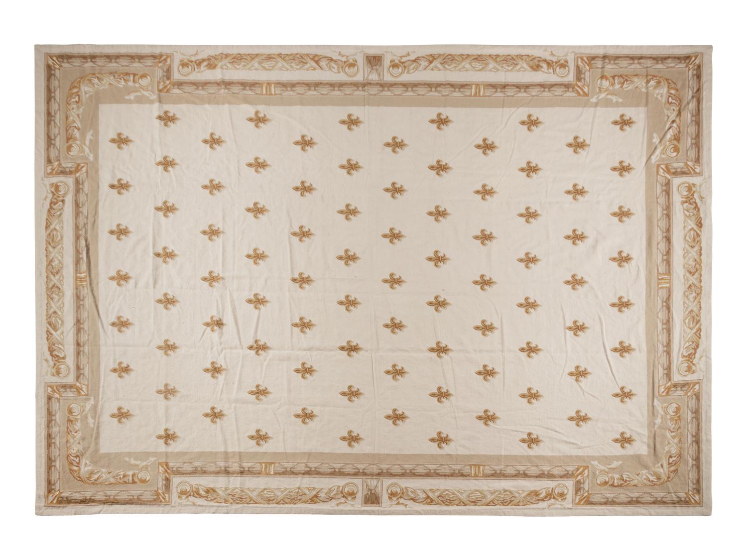 A Chinese Aubusson Style Rug