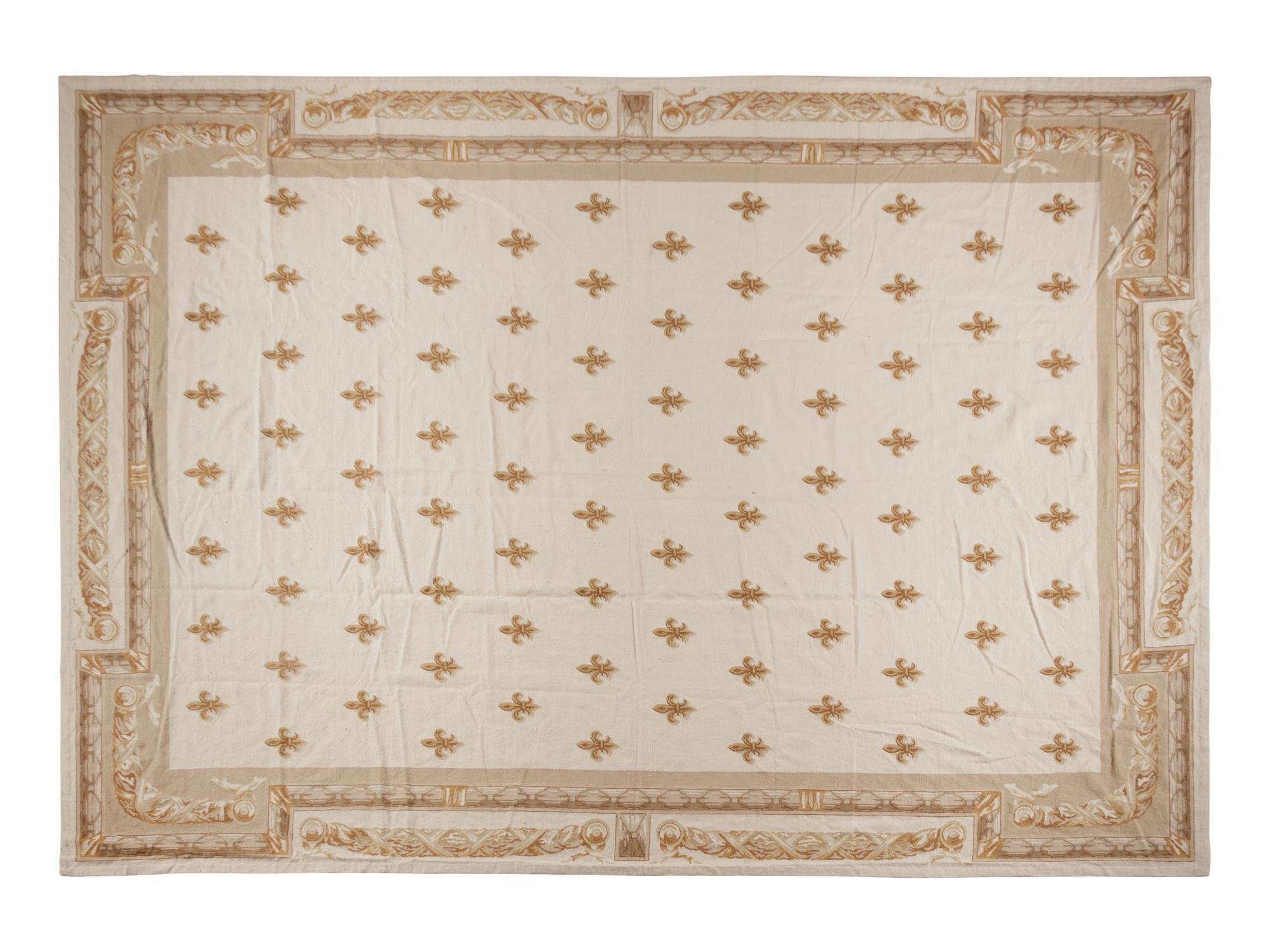 A Chinese Aubusson Style Rug