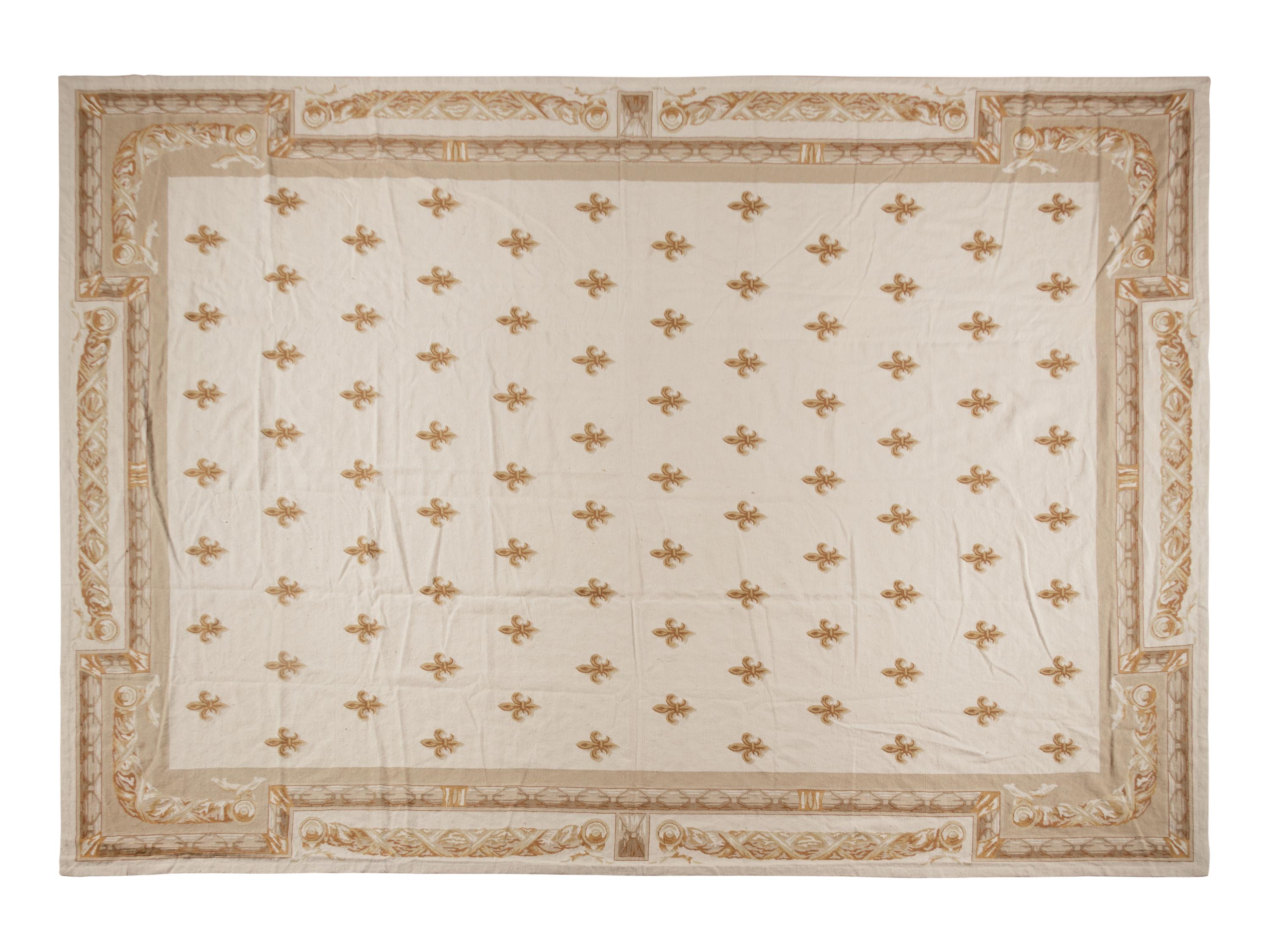 A Chinese Aubusson Style Rug