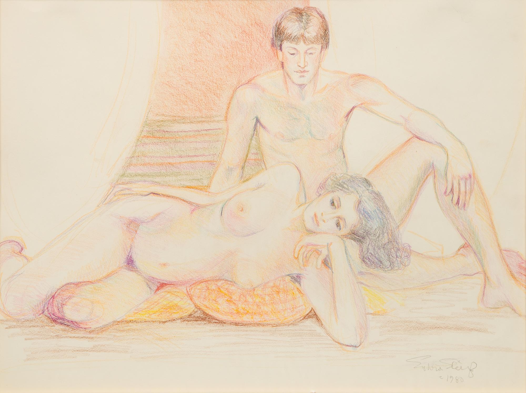 Sylvia Sleigh, (American, 1916-2010), Untitled (Nudes), 1980