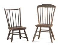 Two Painted Child's Chairs