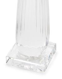 A Steuben Glass and 18 Karat Gold Column of the Owl Sculpture
