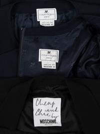 Two Designer Two-Piece Suits: One Moschino, One Courrèges, 1980-2000s