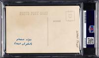 A Satchel Paige Signed Autograph Vintage Cleveland Indians Postcard (PSA ENCAPSULATED)