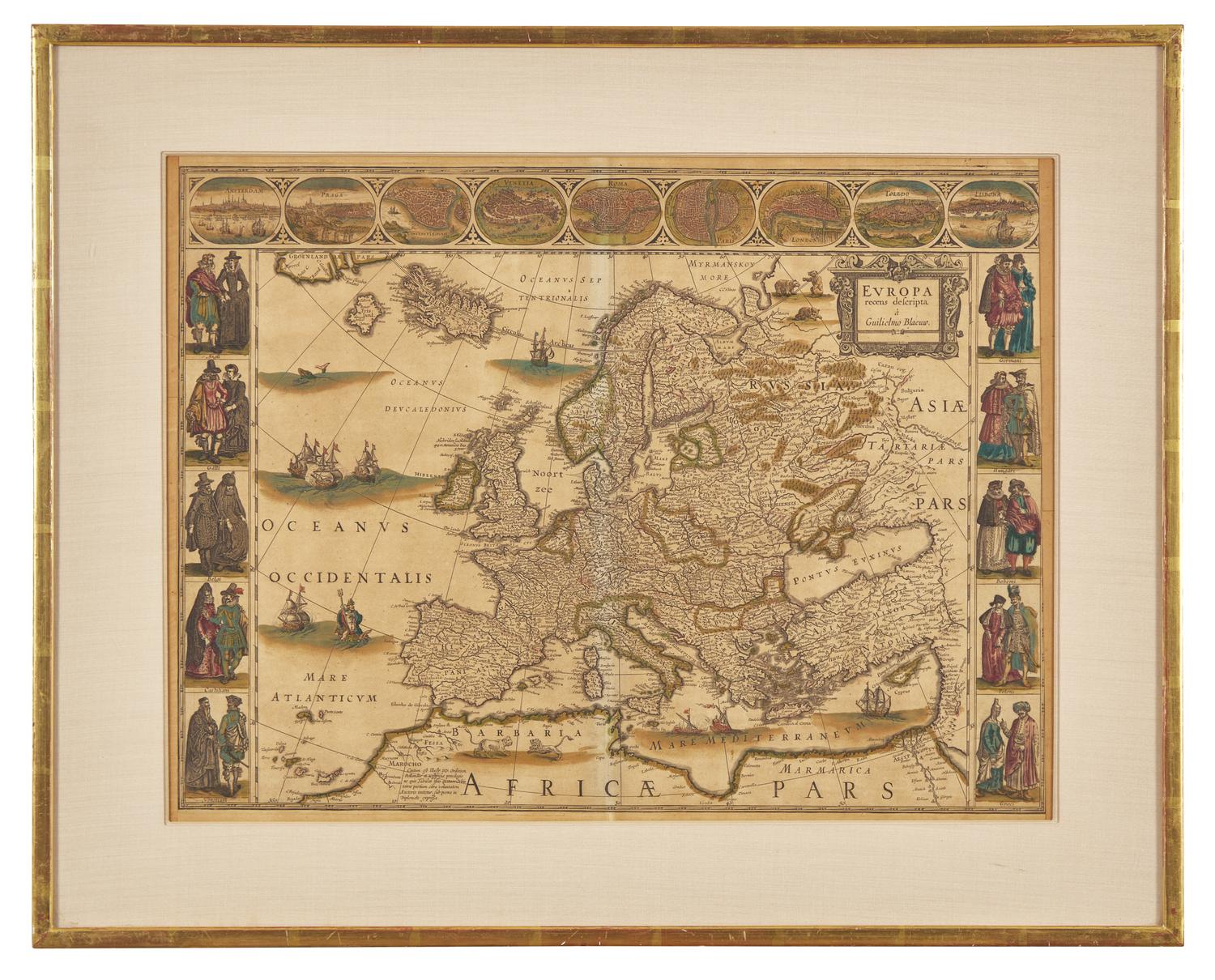 [Maps & Atlases] Blaeu, Willem. Europa recens descripta