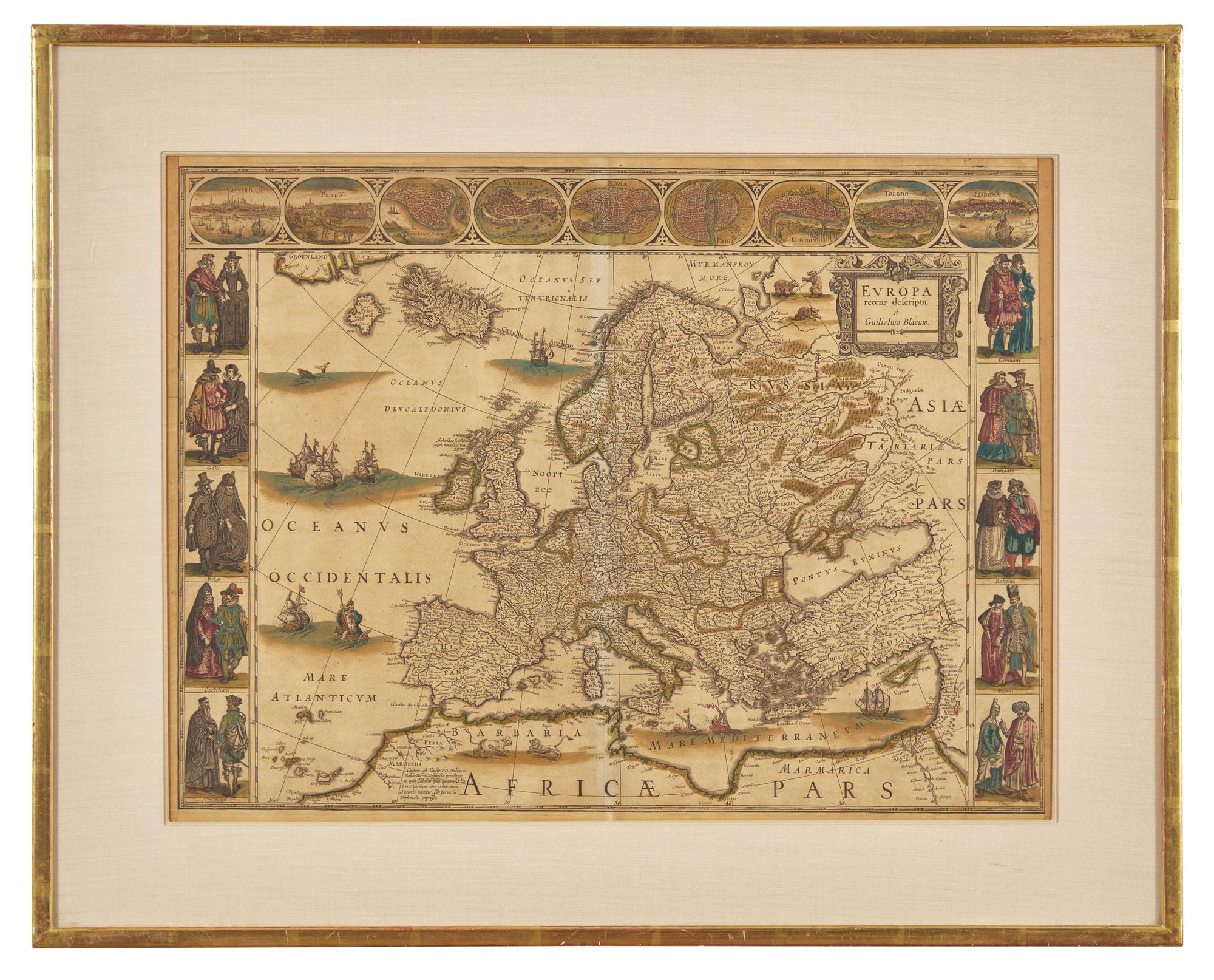 [Maps & Atlases] Blaeu, Willem. Europa recens descripta