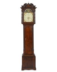 A George IV Mahogany Tall Case Clock