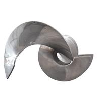 A Steel Helix Sculpture by Obie Simonis 21" W x 22" D x 15" H — United States, Circa 1977