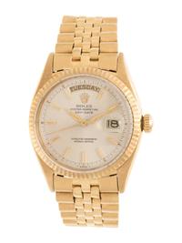 ROLEX, REF. 6611 18K YELLOW GOLD 'OYSTER-PERPETUAL DAY DATE' WRISTWATCH, CIRCA 1959