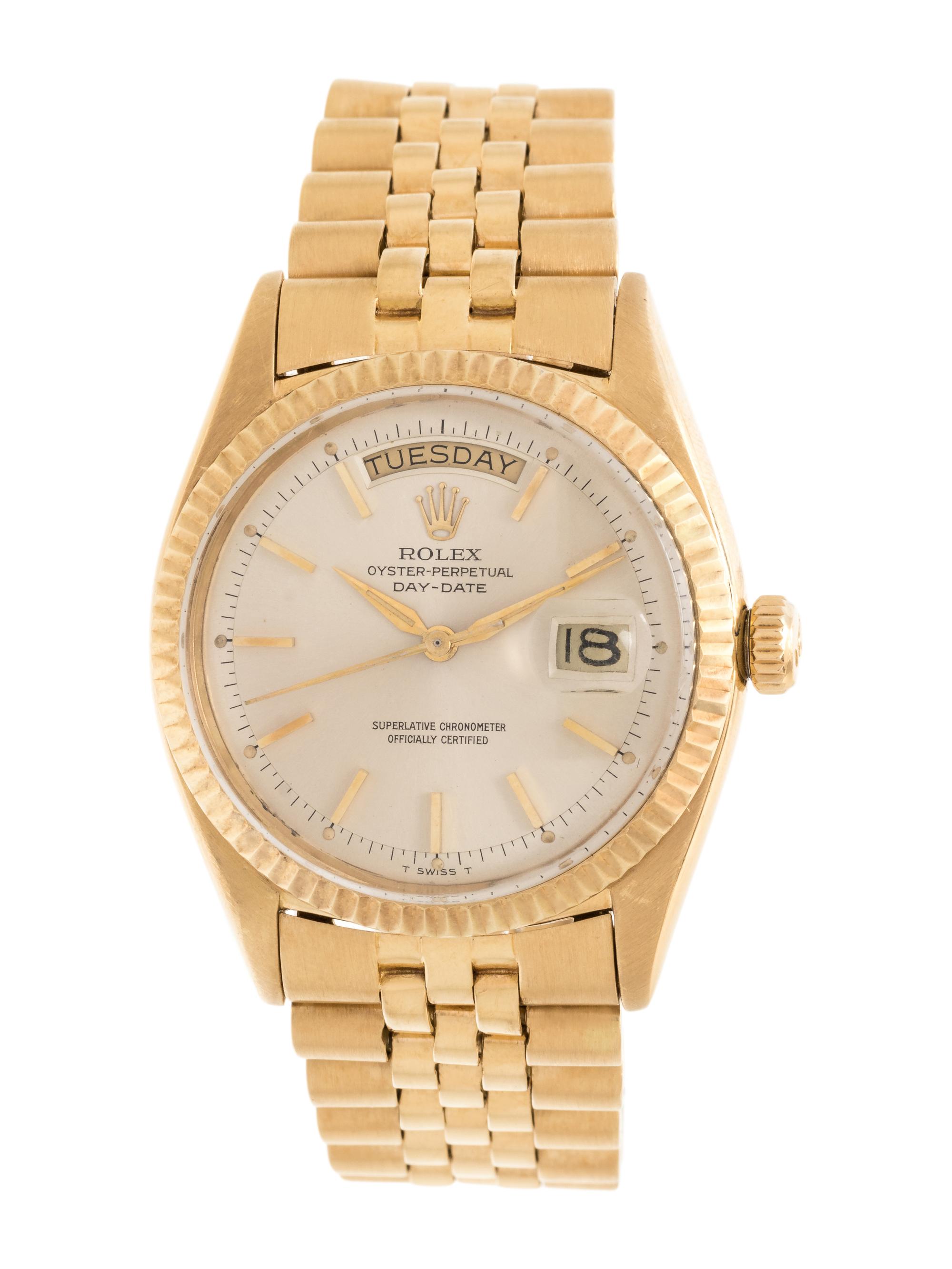 ROLEX, REF. 6611 18K YELLOW GOLD 'OYSTER-PERPETUAL DAY DATE' WRISTWATCH, CIRCA 1959