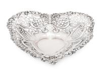 An American Silver Pierce-Decorated Candy Dish