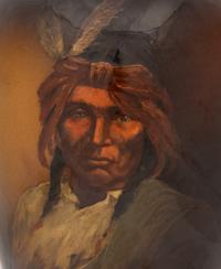 A Weller Louwelsea Indian Vase, by Anthony Dunlavy