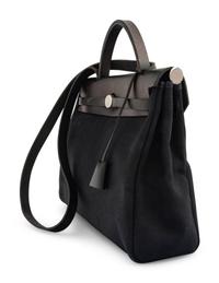 Hermès Leather and Canvas Herbag, 2000