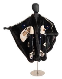 Revillon Fur Cape with design by Ford Ruthling, 1980-90s