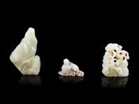 Three Jade Figures of Boys