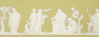 A Pair of Wedgwood Tri-Color Jasperware Plaques