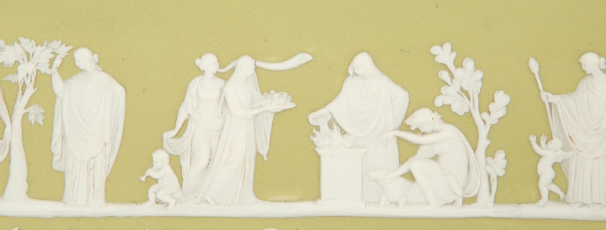 A Pair of Wedgwood Tri-Color Jasperware Plaques