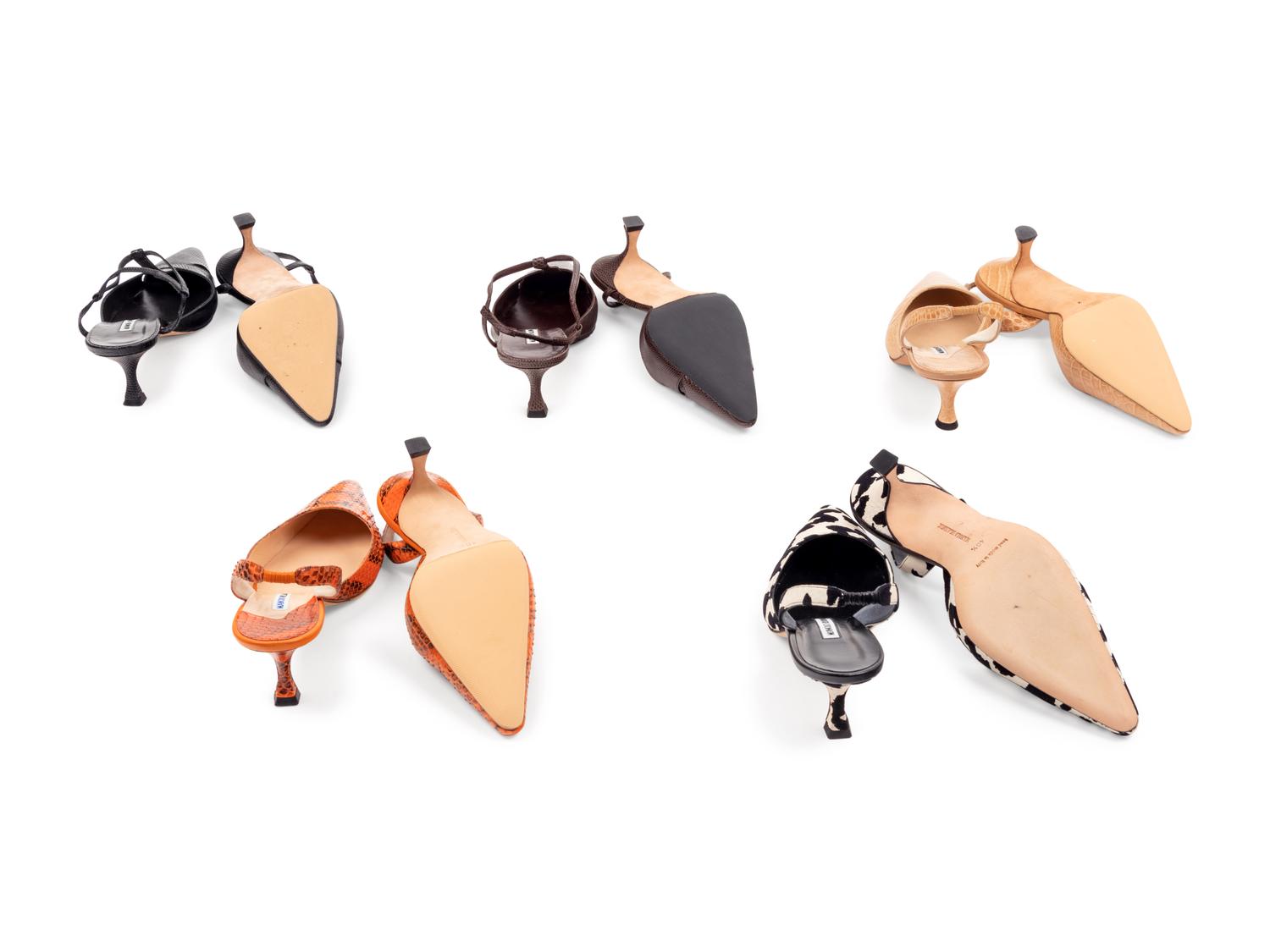 Ten Pairs of Manolo Blahnik Heels