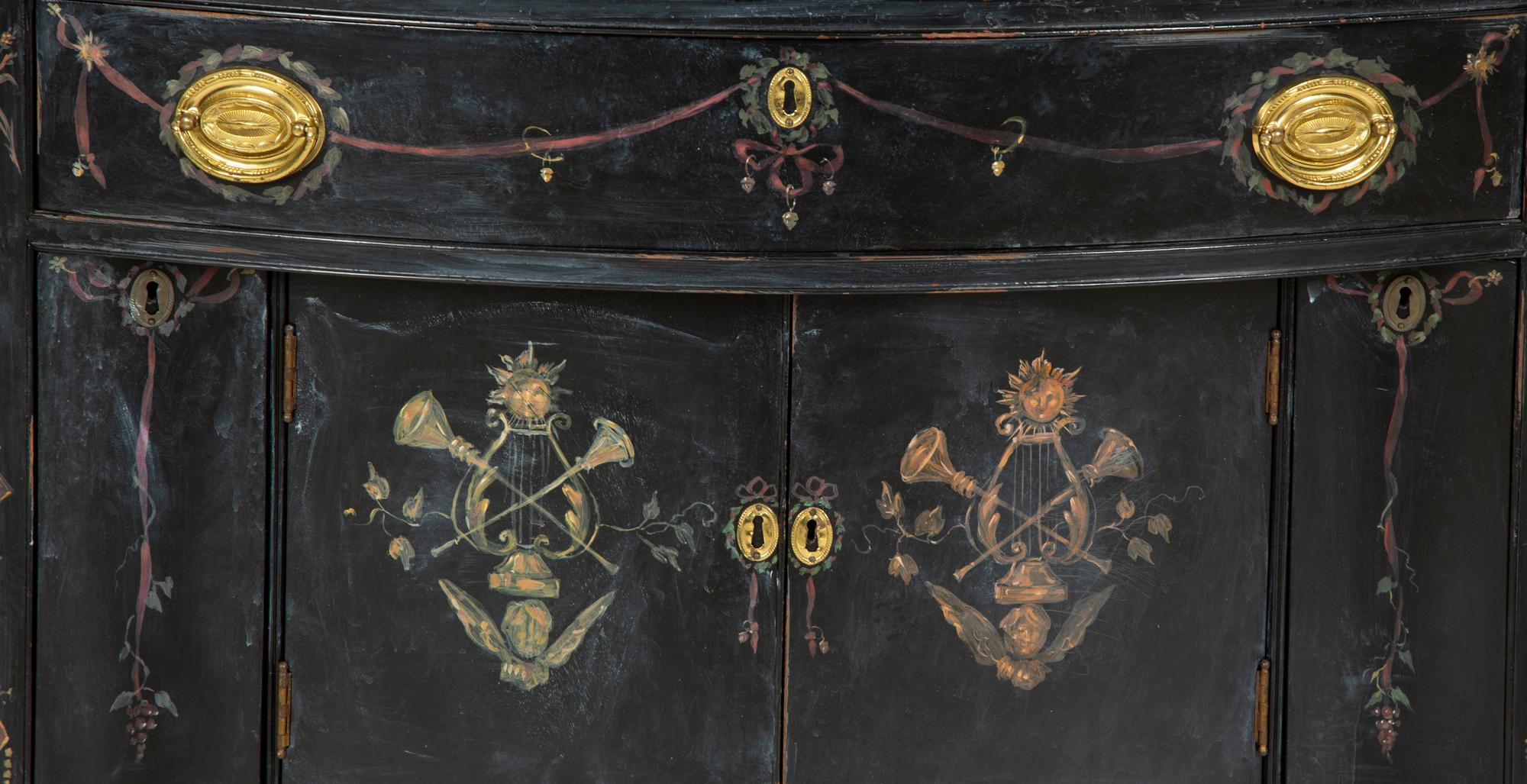 A George III Style Painted Sideboard