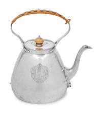 A George III Silver Water Kettle on Stand