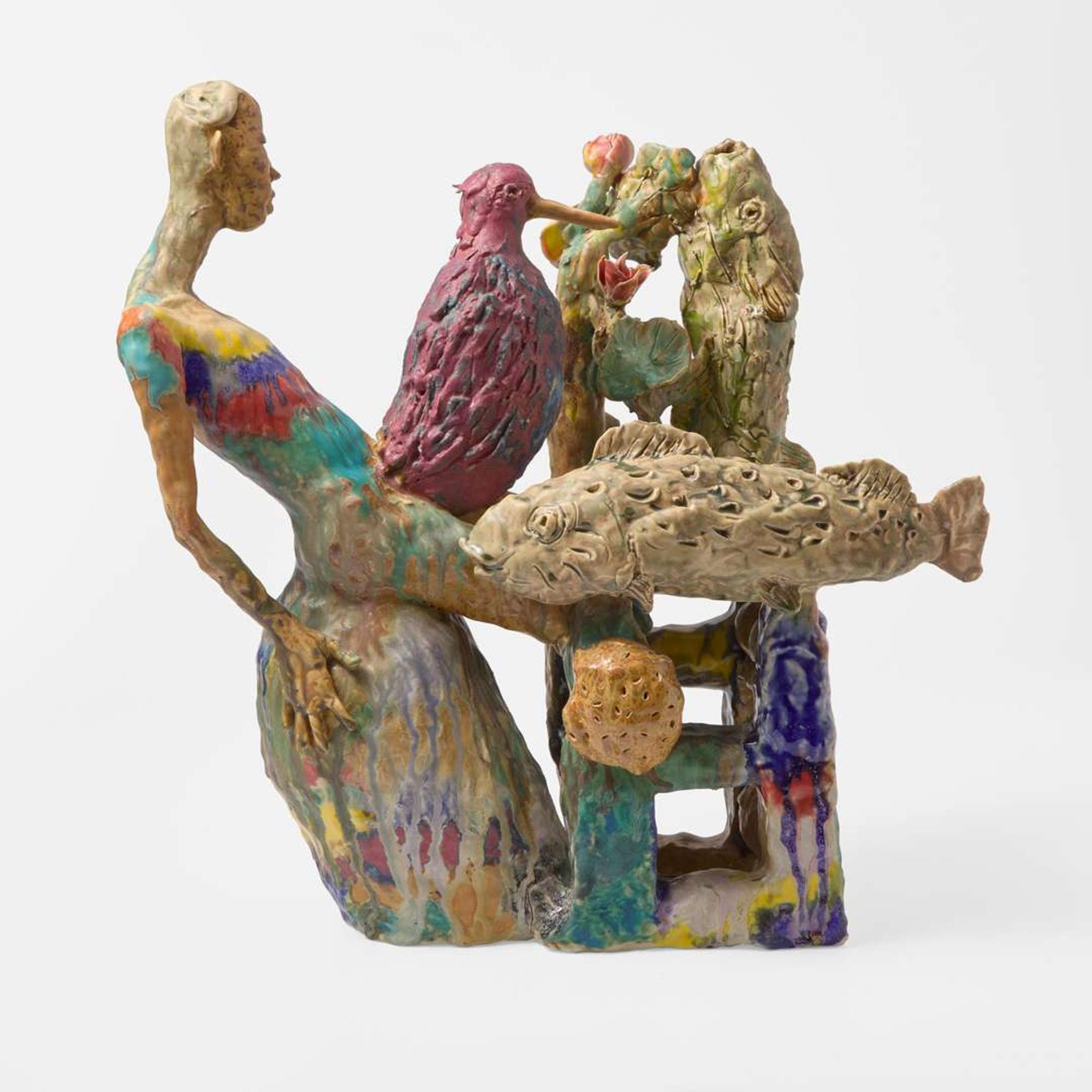 Sunkoo Yuh (Korean, b. 1960) Figural Sculpture, USA, circa 2010