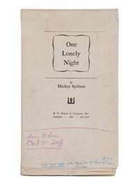SPILLANE, Mickey (1918-2006). One Lonely Night . New York: E.P. Dutton, 1951.