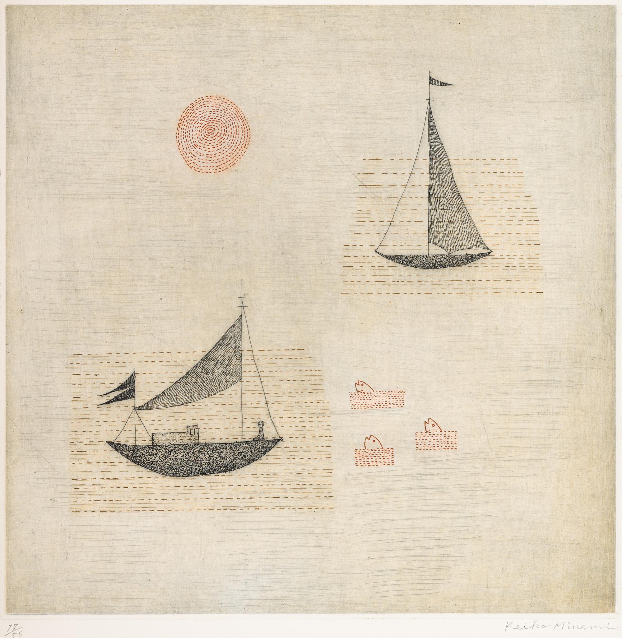 Bateaux et poissons (Boats and Fish)